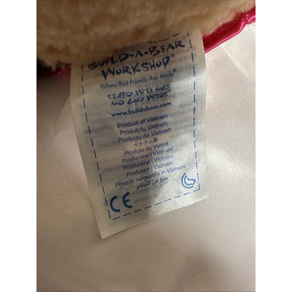 Build A Bear 15” Plush Dog With I Heart Slumber Parties Top - Picture 4 of 8